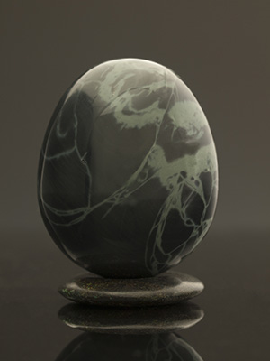 Spiderweb Obsidian Egg